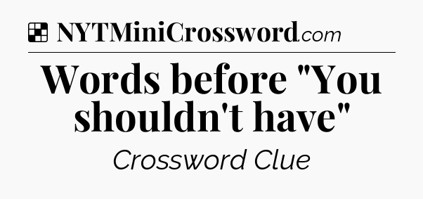 Solution: Words before 