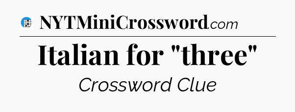 Italian for 