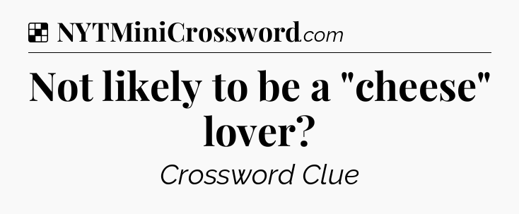 Solution: Not likely to be a 