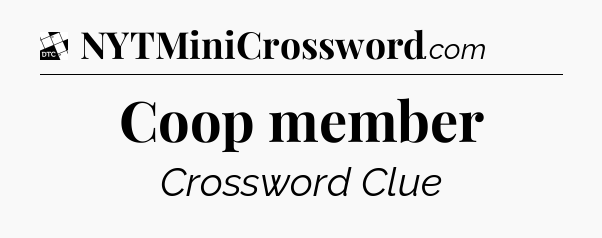 Coop member - Daily Themed Classic Crossword