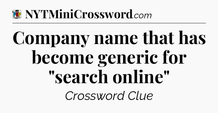 Company name that has become generic for 