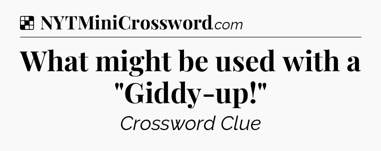 Solution: What might be used with a 