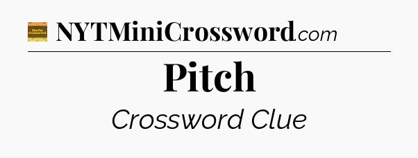 Pitch crossword clue Eugene Sheffer