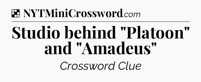 Solution: Studio behind 