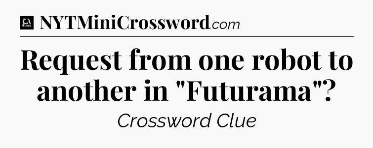 Request from one robot to another in 