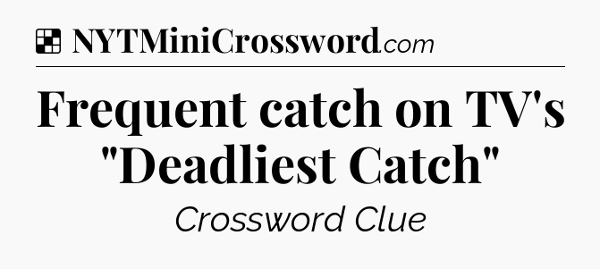 Solution: Frequent catch on TV's 