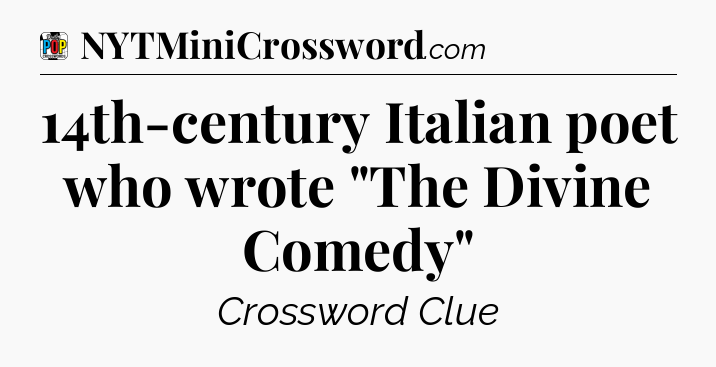 14th-century Italian poet who wrote 