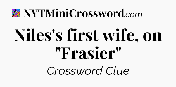 Niles's first wife, on 