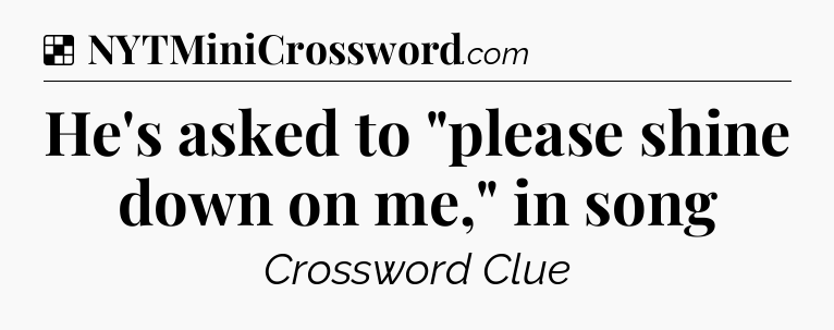 Solution: He's asked to 