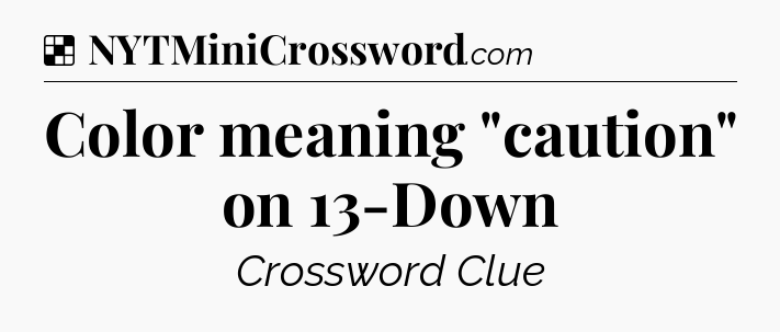 Solution: Color meaning 