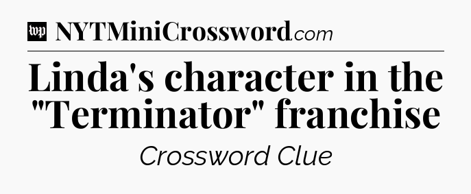 Linda's character in the 