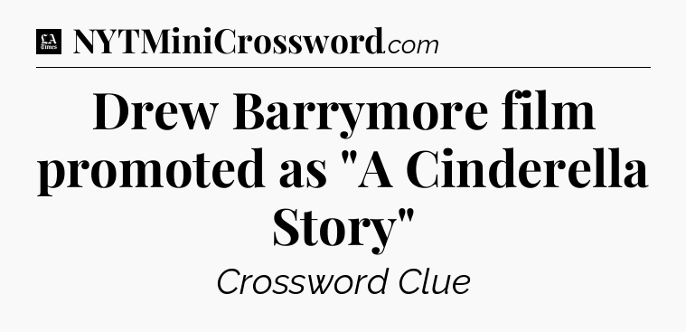 Drew Barrymore film promoted as 